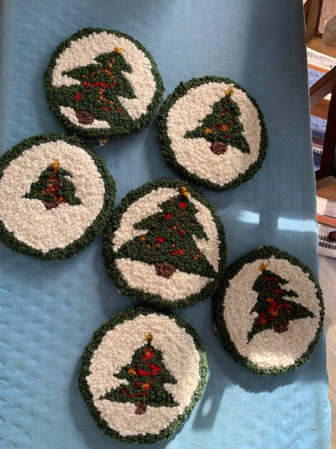 Christmas coasters    SOLD